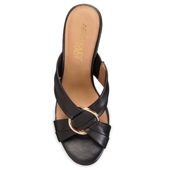 Black Highwater Leather Sandal, 8M - Picture 3 of 6